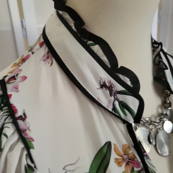 Birgitte Herskind silk floral wrap dress S - Picture 3 of 11